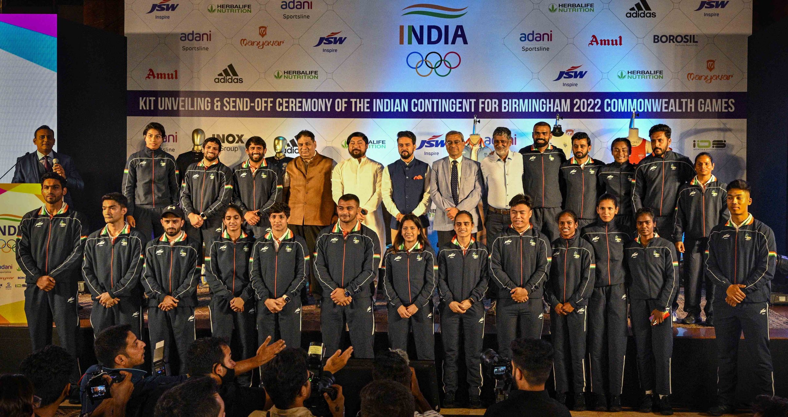 215-member Indian squad for the Commonwealth Games